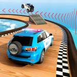 Police Prado Car Stunt Racing- Ramp Car Stunts 3D (mod) 2.0.6