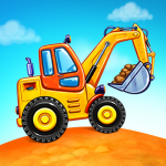 Truck games for kids – build a house, car wash  7.3.4 (mod)