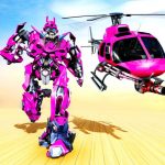 Helicopter Robot Transformation- Robot Games (mod) 3.1