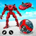 Red Ball Robot Car Transform: Flying Car Games (mod) 1.3.8