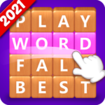 Word Fall Brain training search word puzzle game   (mod) 3.1.3