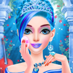 💙👸Blue Princess – Makeup Salon Games For Girls👗  5.0 (mod)