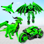 Flying Dragon Transport Truck Transform Robot Game (mod)