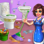 Messy Girl Home Cleaning Game (mod)