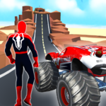 Superhero Mega Ramp Car Stunt – Monster Truck Race (mod)