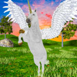 Flying Horse Simulator 2021 – Baby Unicorn Games (mod)